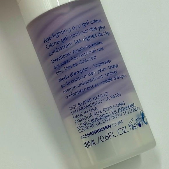 NIB Ole Henriksen Wrinkle Blur Bakuchiol Eye Gel Crème Eye Cream - Picture 2 of 9